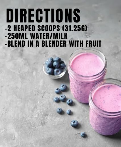 rice protein mixing directions banner